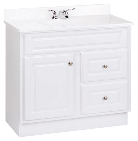 We just wanted to switch our style. 36 Inch White Hampton Vanity | Home depot bathroom vanity ...