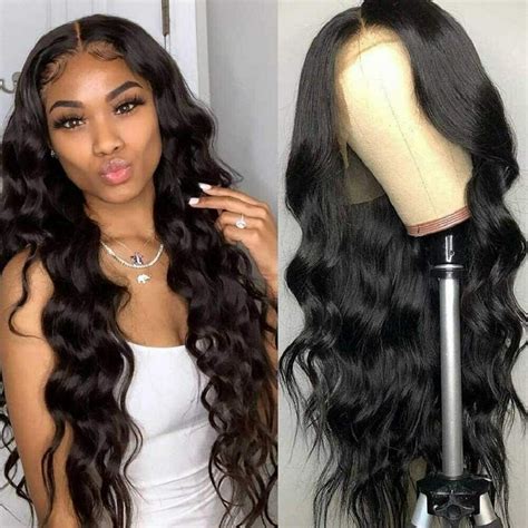 13x4 Body Wave Lace Front Wig Natural Hairline Body Wave Human Hair Wigs Brazilian Pre Plucked