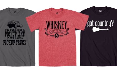 We have something for everyone. Men's Country-Music T-Shirts | Groupon Goods