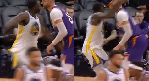 Draymond Green Gets Ejected For Hitting Jusuf Nurkic In The Head Video