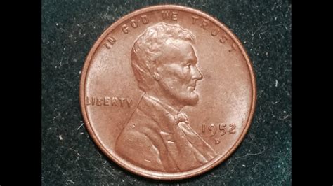 The 1956 d wheat penny is worth between.15 cents and.60 cents on average. 1952 D Wheat Penny - YouTube