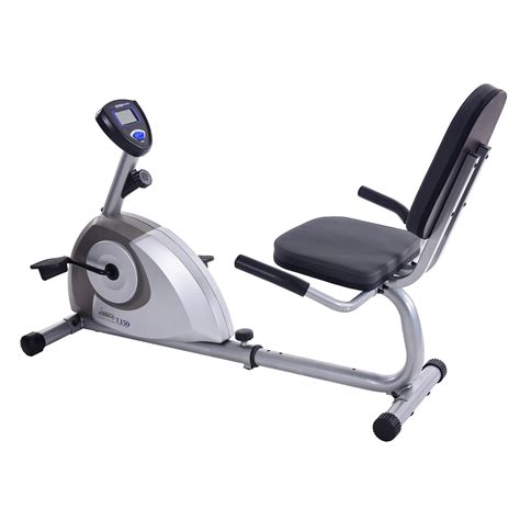 The magnetic tension control system allows users to adjust the level for easier or more difficult workouts. Stamina® Magnetic Recumbent 1350 Exercise Bike | Stamina Products
