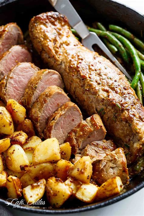 It's easy to cook, superlean and ideal for absorbing any flavors your imagination can think up. One Pan Dijon Garlic Pork Tenderloin & Veggies is a complete meal with crispy potatoes and ...