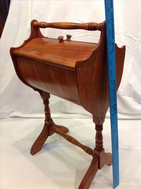 Beautiful Vintage Walnut Wooden Sewing Stand Nex Tech Classifieds