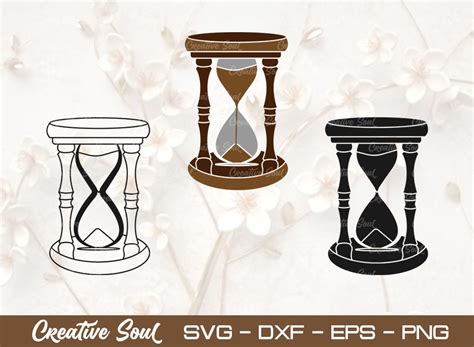 hourglass svg cut file sand time svg graphic by creative soul · creative fabrica