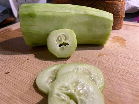 Cut Up A Cucumber Earlier And Let Me Just Say I Felt Pretty Terrible