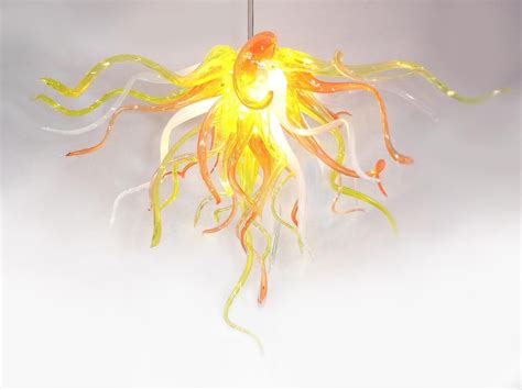 Custom lightings and custom chandeliers. Hand Crafted Hand Blown Glass Chandelier 8 by Seth Parks ...