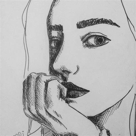 Ballpoint study by janesko art illustration face pen draw my. Latest Artwork: Drawing Pen Sketches, Watercolor Food and ...