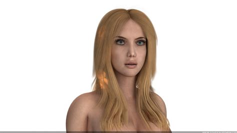 Beautiful Girl Blonde 3d Model 73 Max Free3d