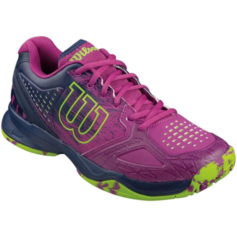 Unsure on the best tennis shoes to buy? Wilson Womens Kaos Comp All Court Tennis Shoes - Pink ...