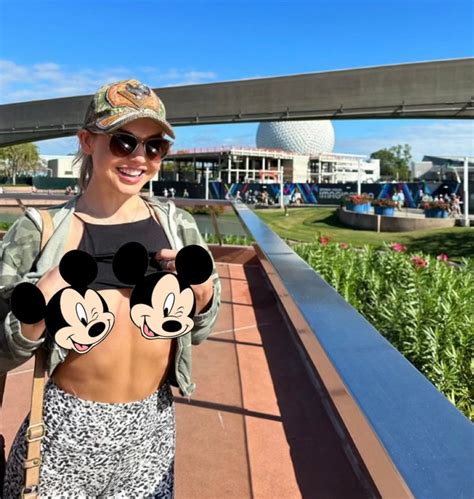 Adult Content Creator Flashes Her Breasts Inside Epcot At Walt Disney World