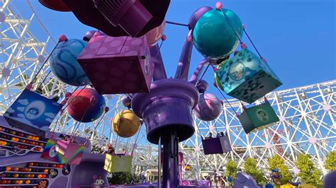 Inside Out Emotional Whirlwind In Pixar Pier At Disney California Adventure Park Youtube