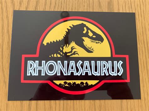 Jurassic Park Sign Personalised Metal Wall Sign Plaque Art Etsy