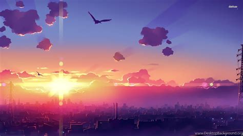 Find gifs with the latest and newest hashtags! Amazing Sunset Above The City Wallpapers Anime Wallpapers ...