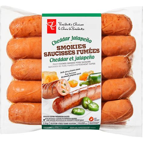 Pc Cheddar Jalapeno Smokies Pork Sausages Pcca