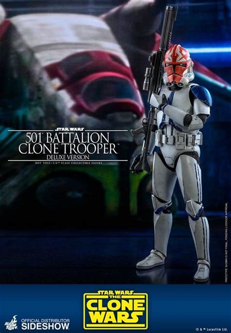 Star Wars The Clone Wars 501st Battalion Clone Trooper Deluxe