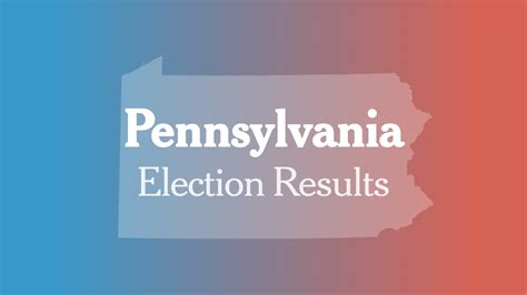 Pennsylvania Primary Election Results 11th Congressional District