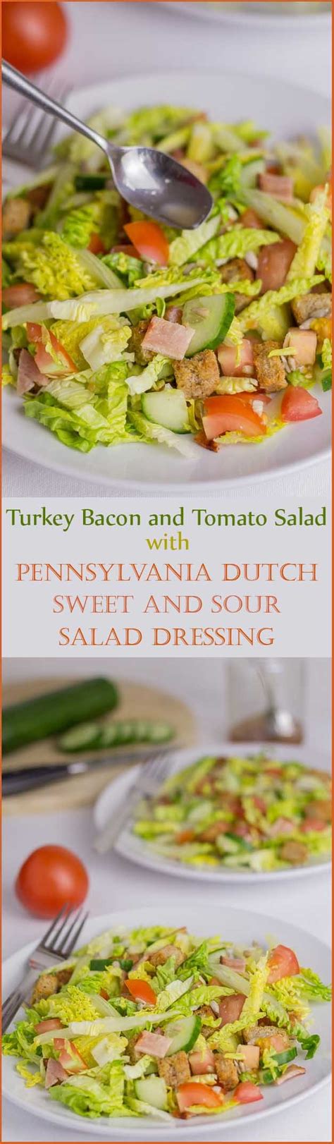 Turkey Bacon And Tomato Salad With Pennsylvania Dutch Sweet And Sour