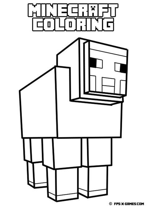 Free Minecraft Coloring Pages To Print Minecraft Kids Coloring Pages
