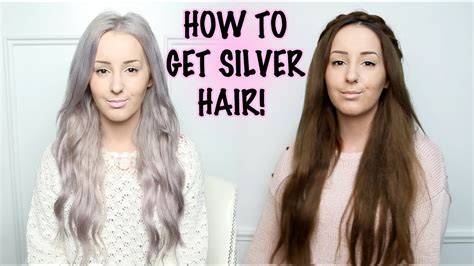 When coloring your hair at home, it's best to stay close to your natural shade, and grummel recommends only going either two or three shades. How To: Silver Hair Tutorial! | by tashaleelyn - YouTube