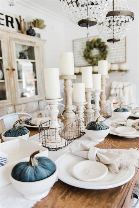 Modrest jordan modern walnut dining table. Simple & Neutral Fall Farmhouse Dining Room