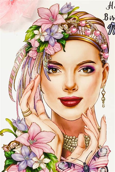 Daughter Mum, Personalised Cards, Batik Art, Art Deco Lady, Wedding