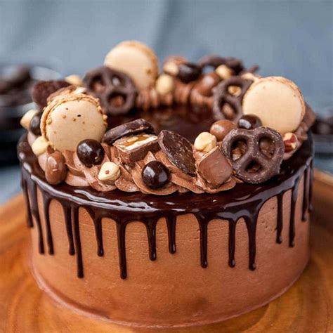 Chocolate cake or chocolate gateau is a cake flavored with melted chocolate, cocoa powder, or both. Easy Chocolate Cake Recipe (Moist + Decadent) | Sugar Geek ...