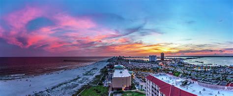 Pensacola Beach Sunset Photograph By James Menzies Pixels
