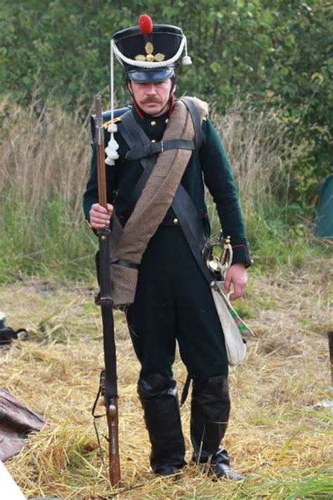 Russian Jager Smolensk Reenactment Military Uniform Napoleon