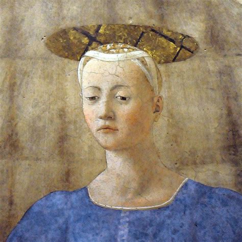 La Madonna Del Parto Detail Ca 1455 1465 By Piero Della Francesca