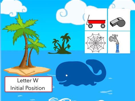 Letter W Initial Position Of Words Game Tinytap