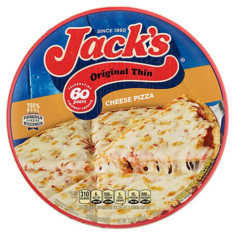 Jacks Original Thin Cheese Pizza 138 Oz Cheese Food Fair Markets