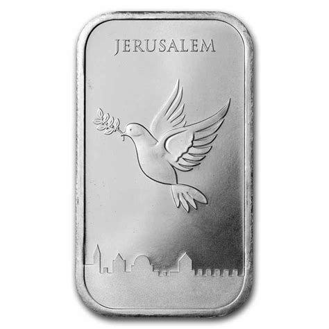 Buy 1 Oz Silver Bar Holy Land Mint Dove Of Peace Apmex