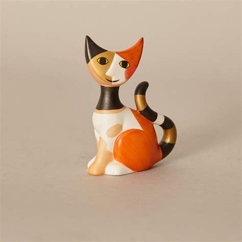 Modernist Cat Figurine By Rosina Wachtmeister Goebel Ceramics