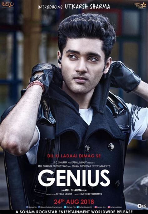 Utkarsh Sharmas Genius First Look Poster Genius 2018 Movie Posters