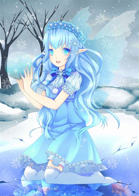 Anime Snow Fairy Snow Fairy Anime Snow Winter Fairy