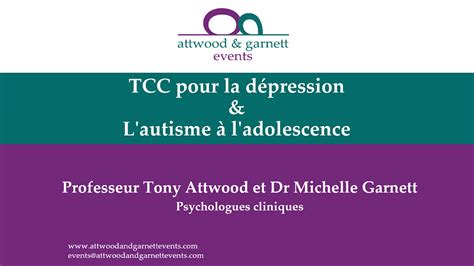 Tony Attwood Presentation Autisme Genève