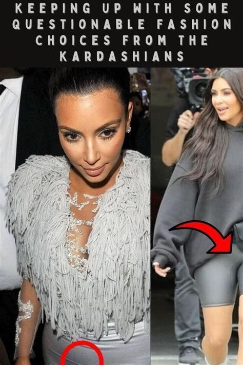 keeping up with some questionable fashion choices from the kardashians fashion kardashian