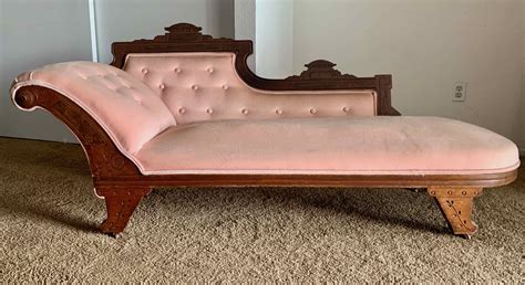 antique fainting couch chaise lounge instappraisal