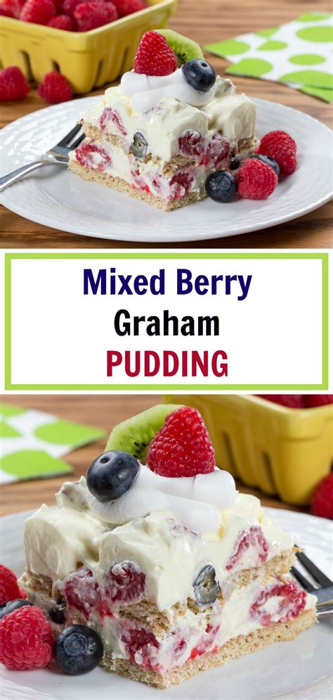 Published may 9, 2014 | by sarah. Mixed Berry Graham Pudding | Recipe | Diabetic friendly desserts, Diabetic desserts, Desserts