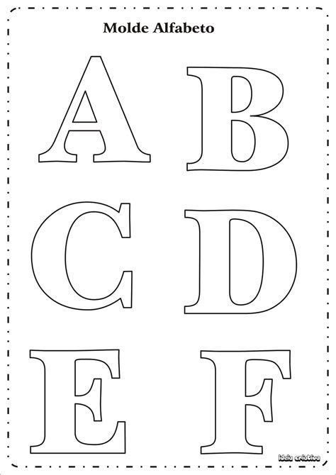 Molde De Letras Para Imprimir Alfabeto Completo Fonte C82