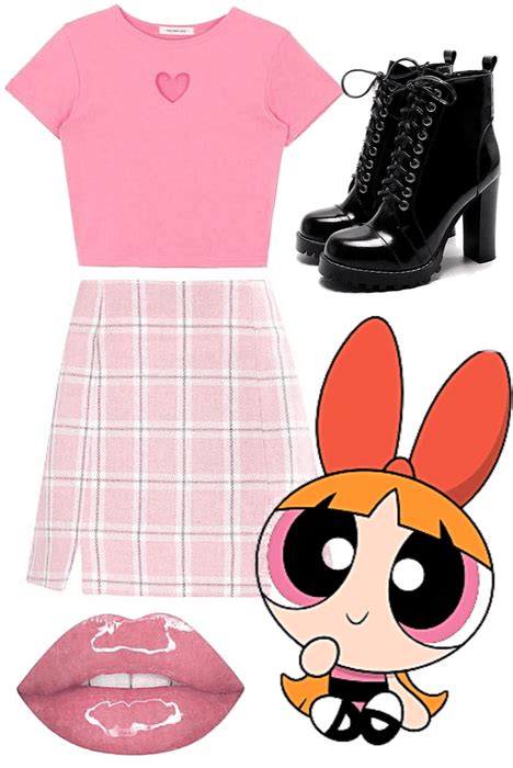 power puff girls blossom outfit shoplook powerpuff girls costume powerpuff girls
