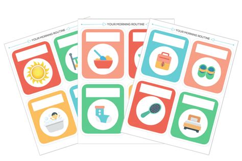 Printable Daily Routine Cards For Kids