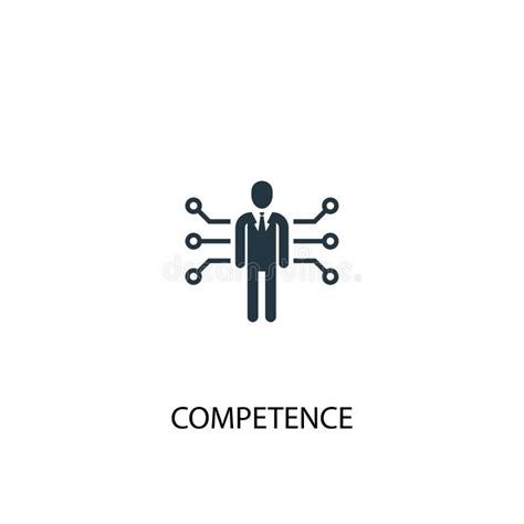 Competence Icon Simple Element Stock Vector Illustration Of Icon