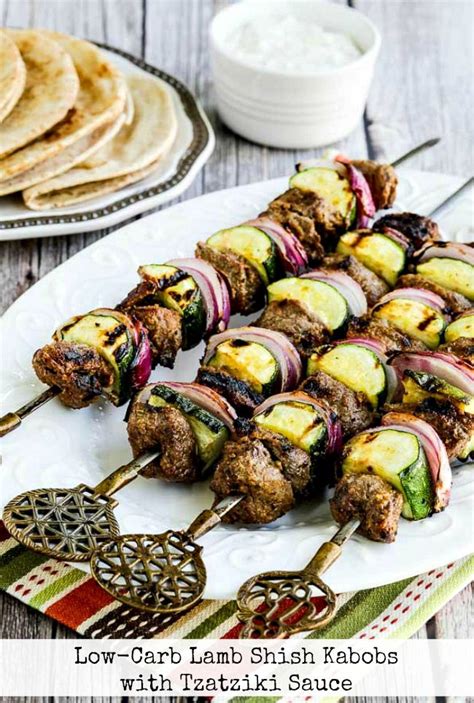 (this is also an excellent marinade 9. Low-Carb Lamb Shish Kabobs with Tzatziki Sauce | Shish ...
