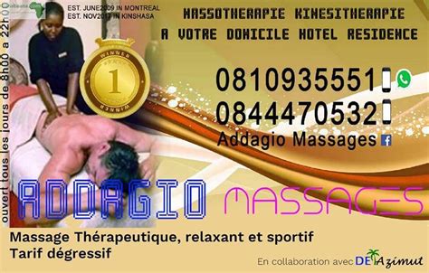 Addagio Massages Massages Pro A Domicile Residence Hotel Kinshasa Banabaana
