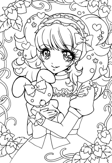 Anime Coloring Pages Sceneray