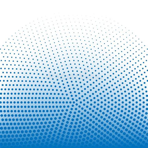 Blue Background With Dots Abstract Background With Halftone Dots