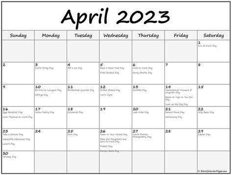April Holidays In 2023 Pelajaran