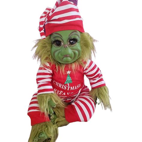 Sunsiom New Christmas Grinch Dolls New Baby Plush Toys For Kids